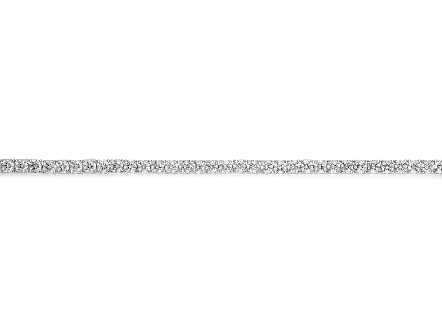 Lab-Grown Diamond Large Tennis Bracelet - G-H color, 7" length | White