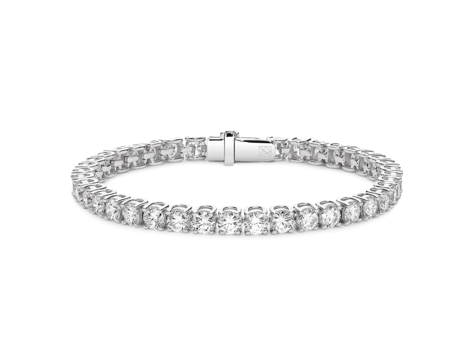 Lab-Grown Diamond Large Tennis Bracelet - G-H color, 6.5" length | White
