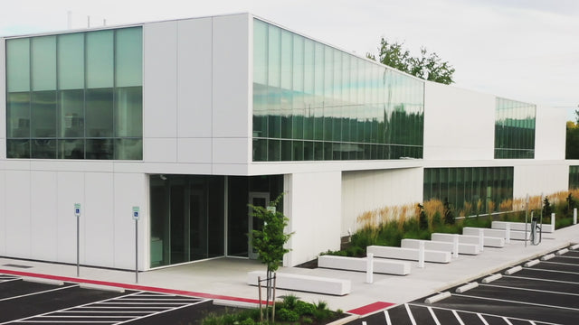 Video of the exterior Lightbox lab building
