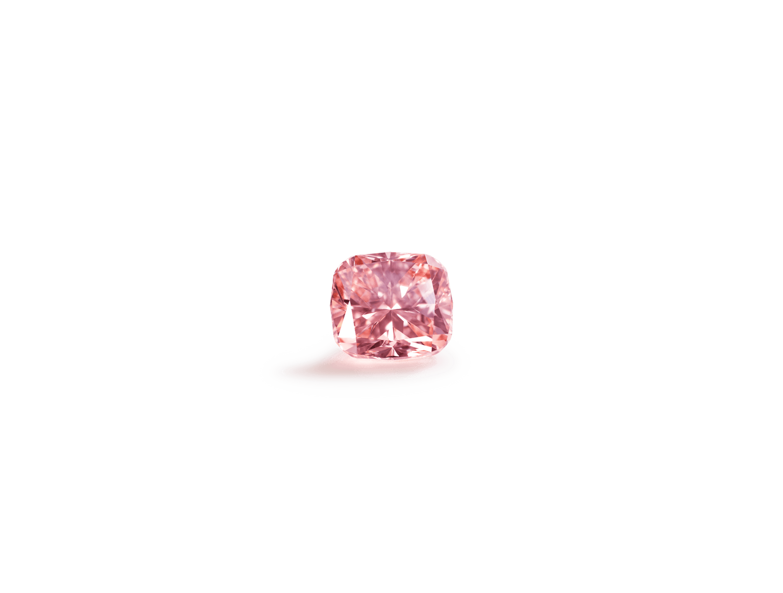 Lab-Grown Loose 1ct. Cushion Cut Diamond | Pink