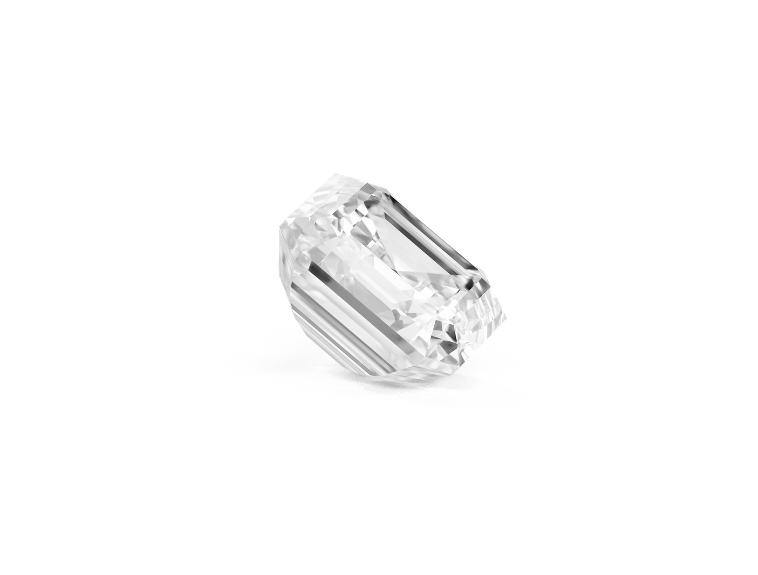 Lab-Grown Loose 2½ct. Asscher Cut Diamond | White