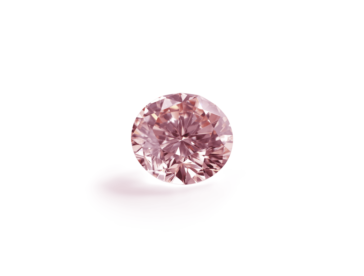 Lab-Grown Loose 2ct. Round Brilliant Diamond | Pink