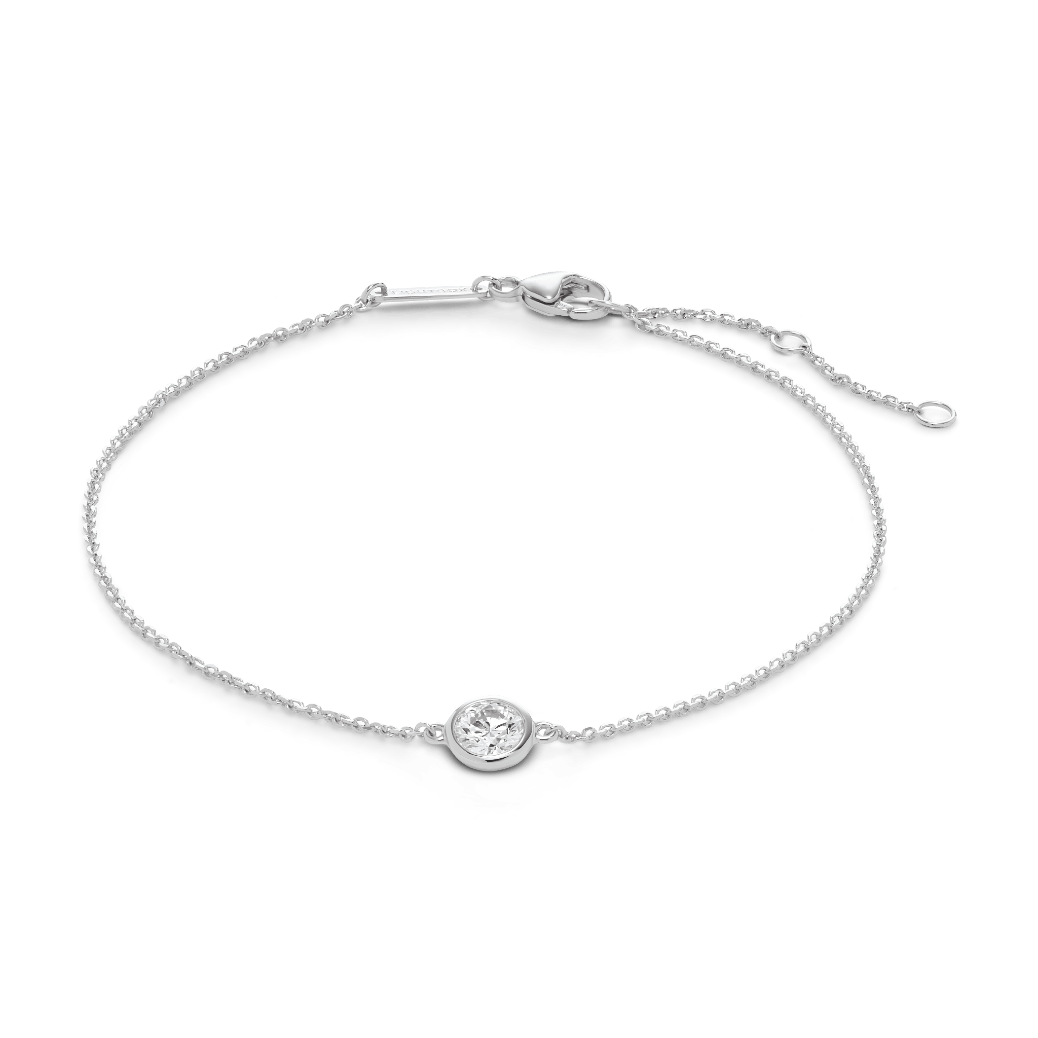 The Bezel Solitaire Bracelet