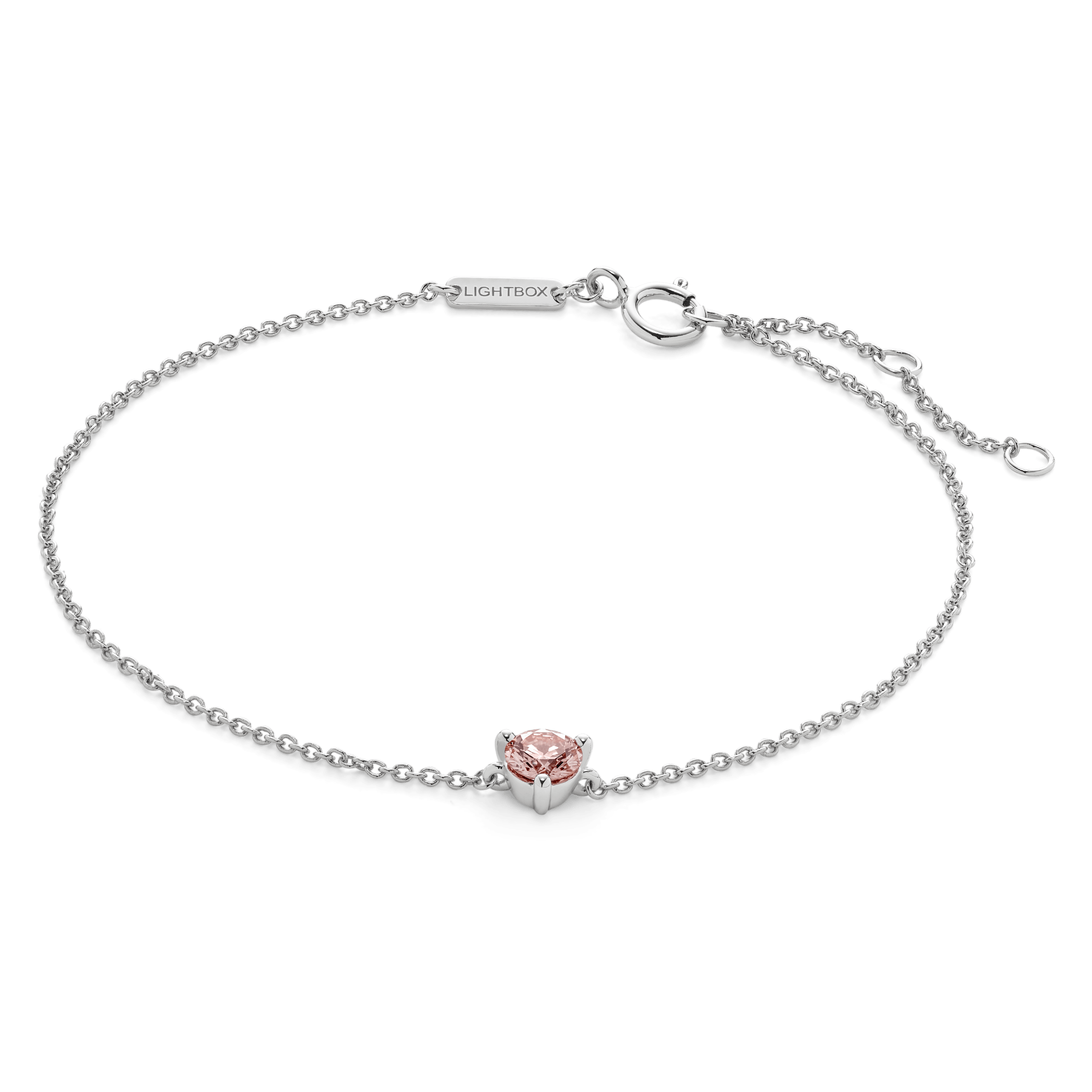 The Pink Mini Solitaire Bracelet