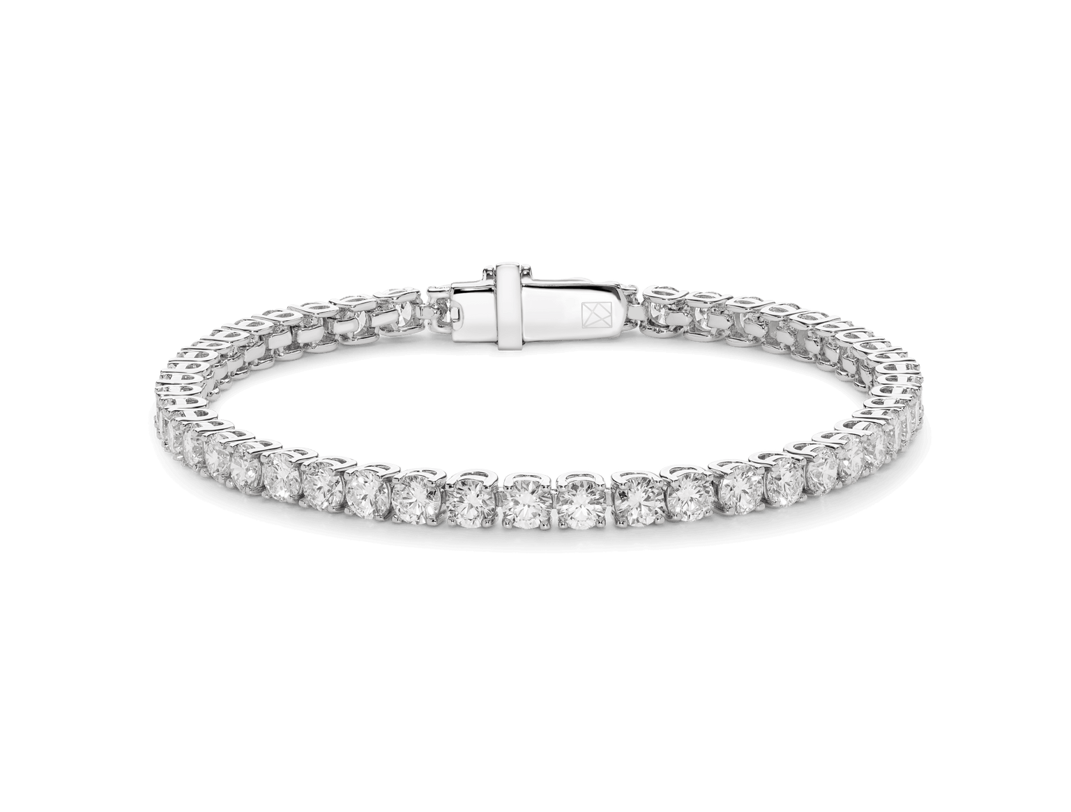 Lab-Grown Diamond Medium Tennis Bracelet - G-H color, 7" length | White