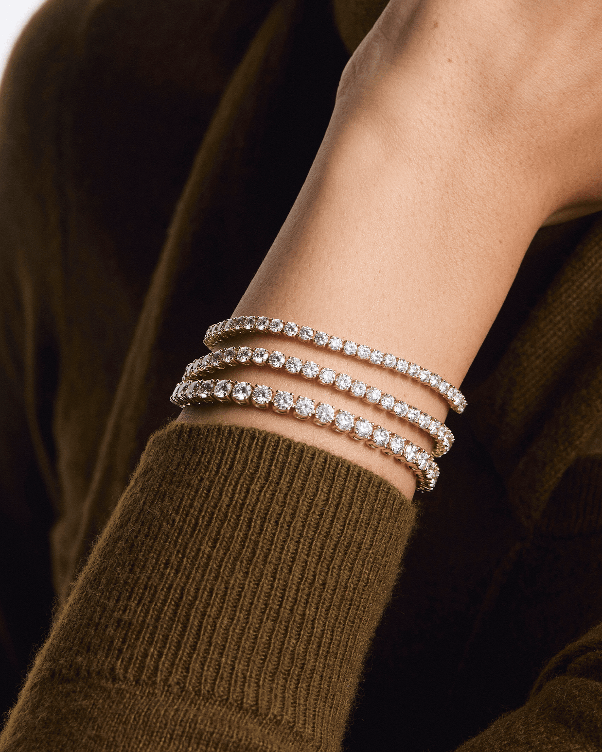 Lab-Grown Diamond Small Tennis Bracelet | Lightbox Jewelry lab-grown-diamond-small-tennis-bracelet-lightbox-jewelry
