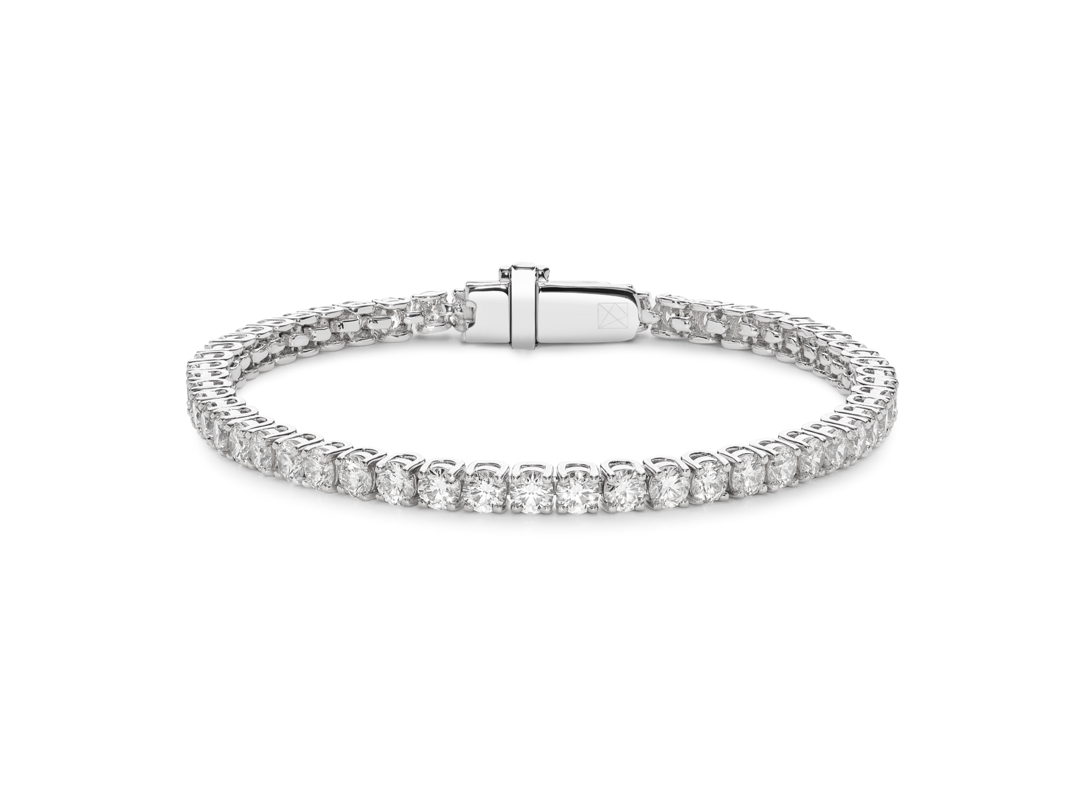 Lab-Grown Diamond Small Tennis Bracelet - G/H color, 6.5" length | White