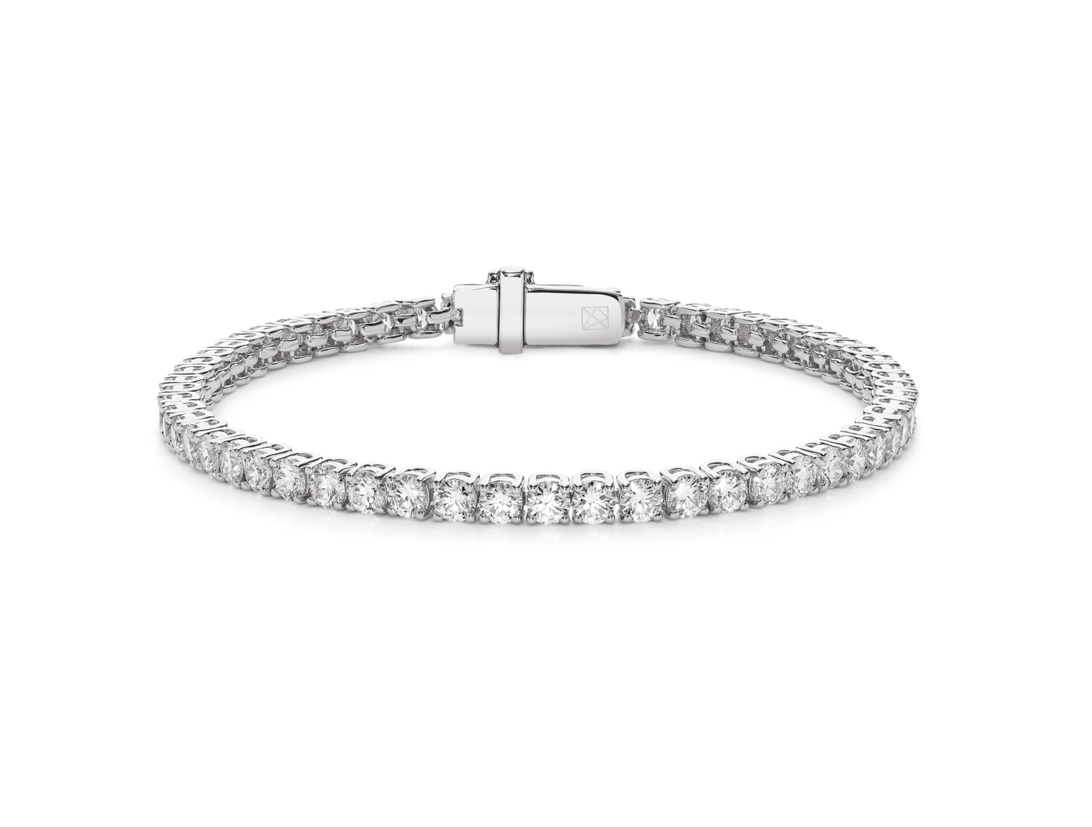 Lab-Grown Diamond Small Tennis Bracelet - G/H color, 7" length | White
