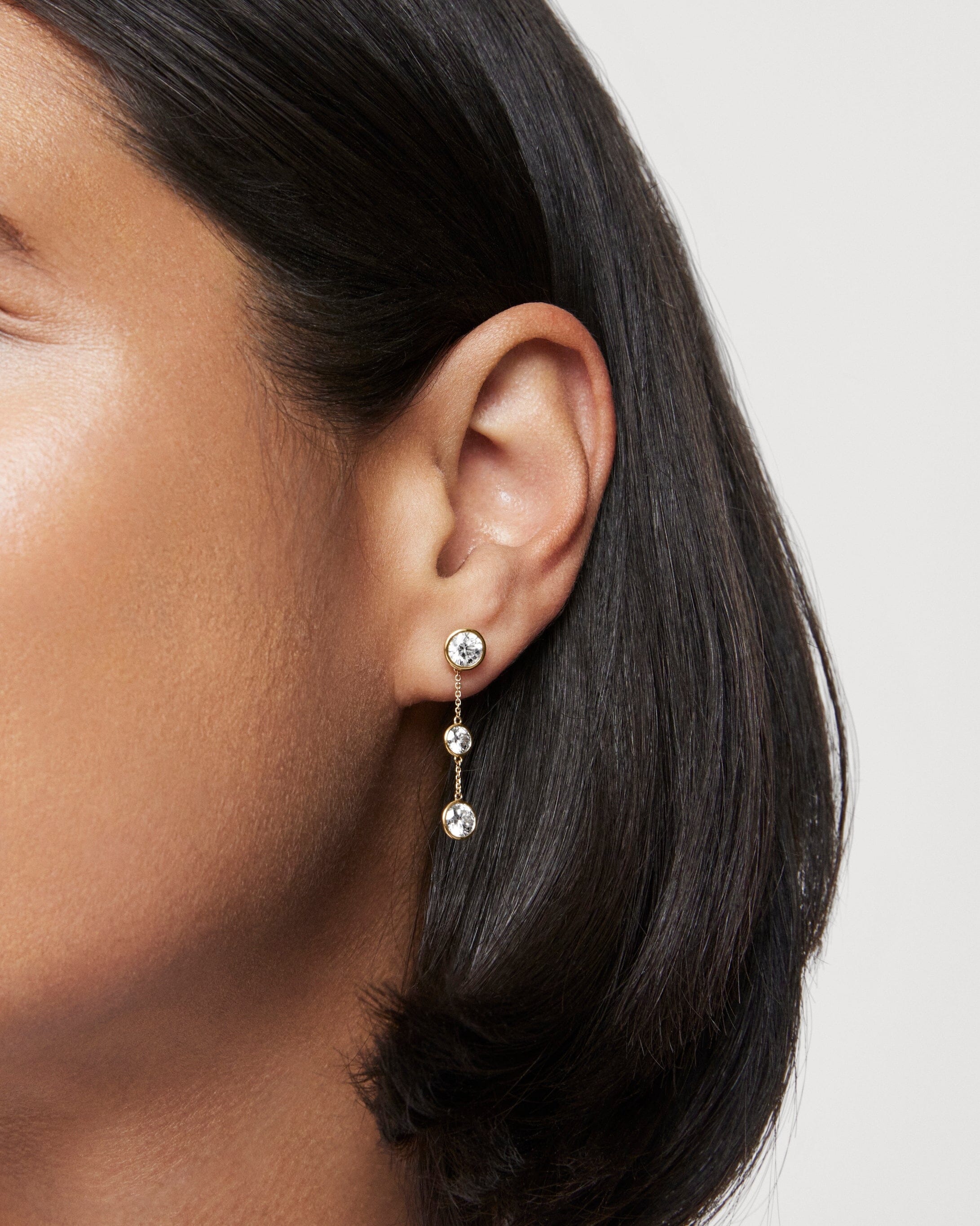 The Double Drop Bezel Ear Jackets