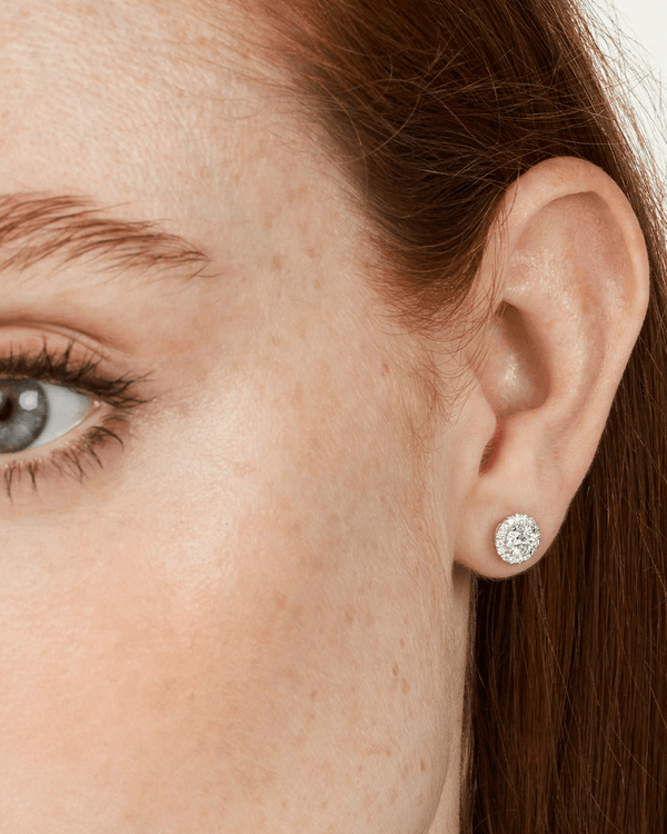 The Halo Stud Earrings Earrings Lightbox Jewelry 