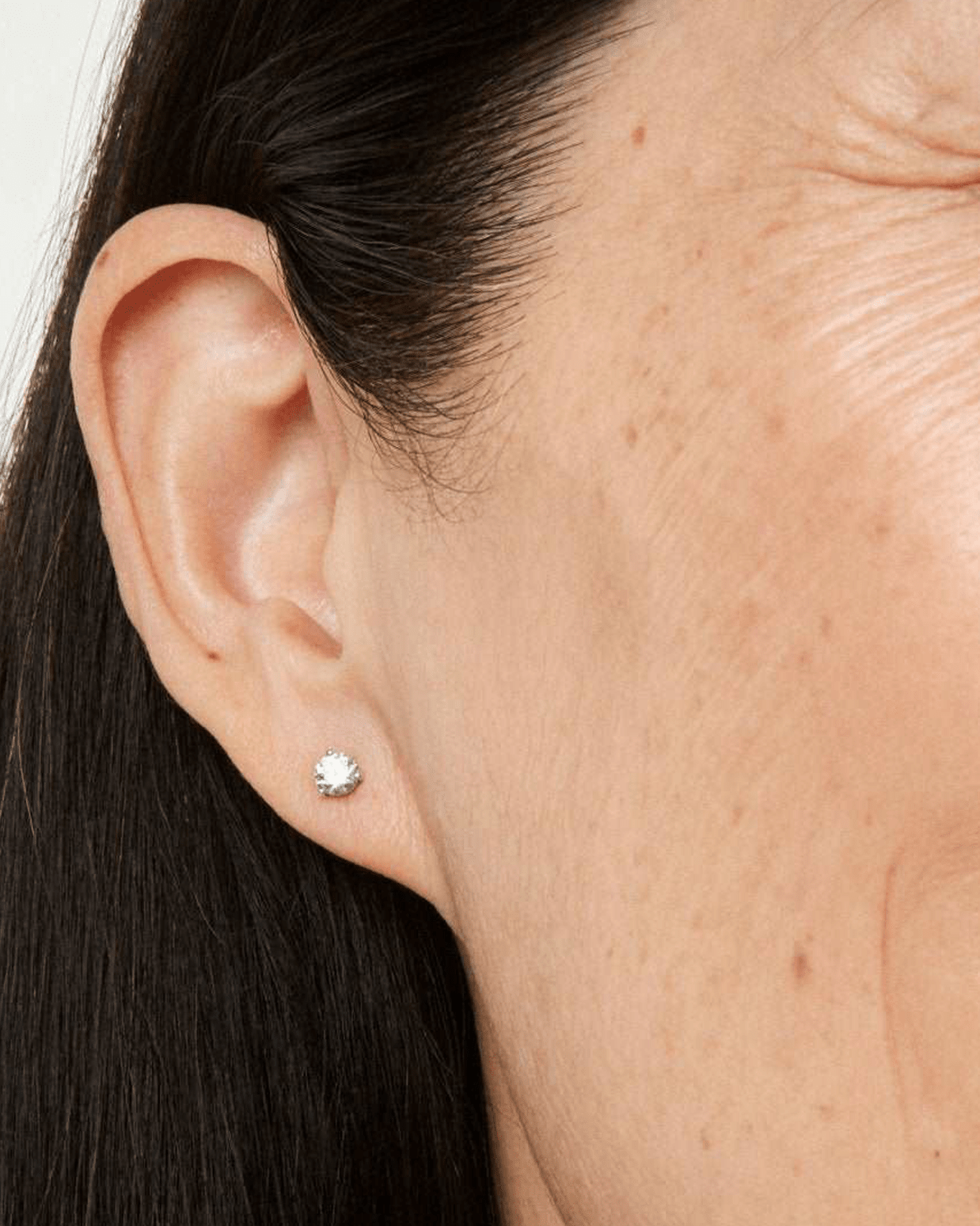 The Pink Solitaire Stud Earrings