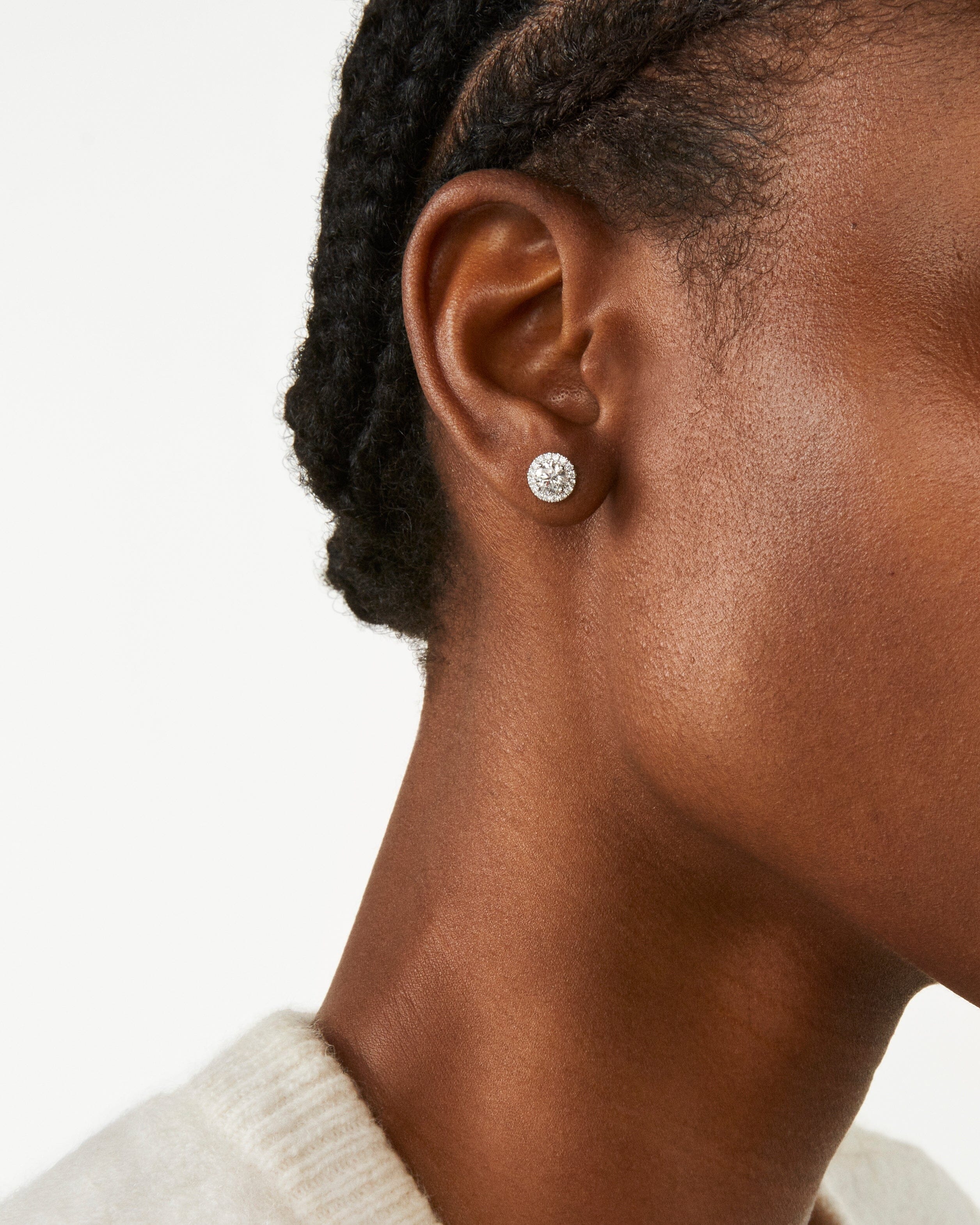 The Halo Stud Earrings