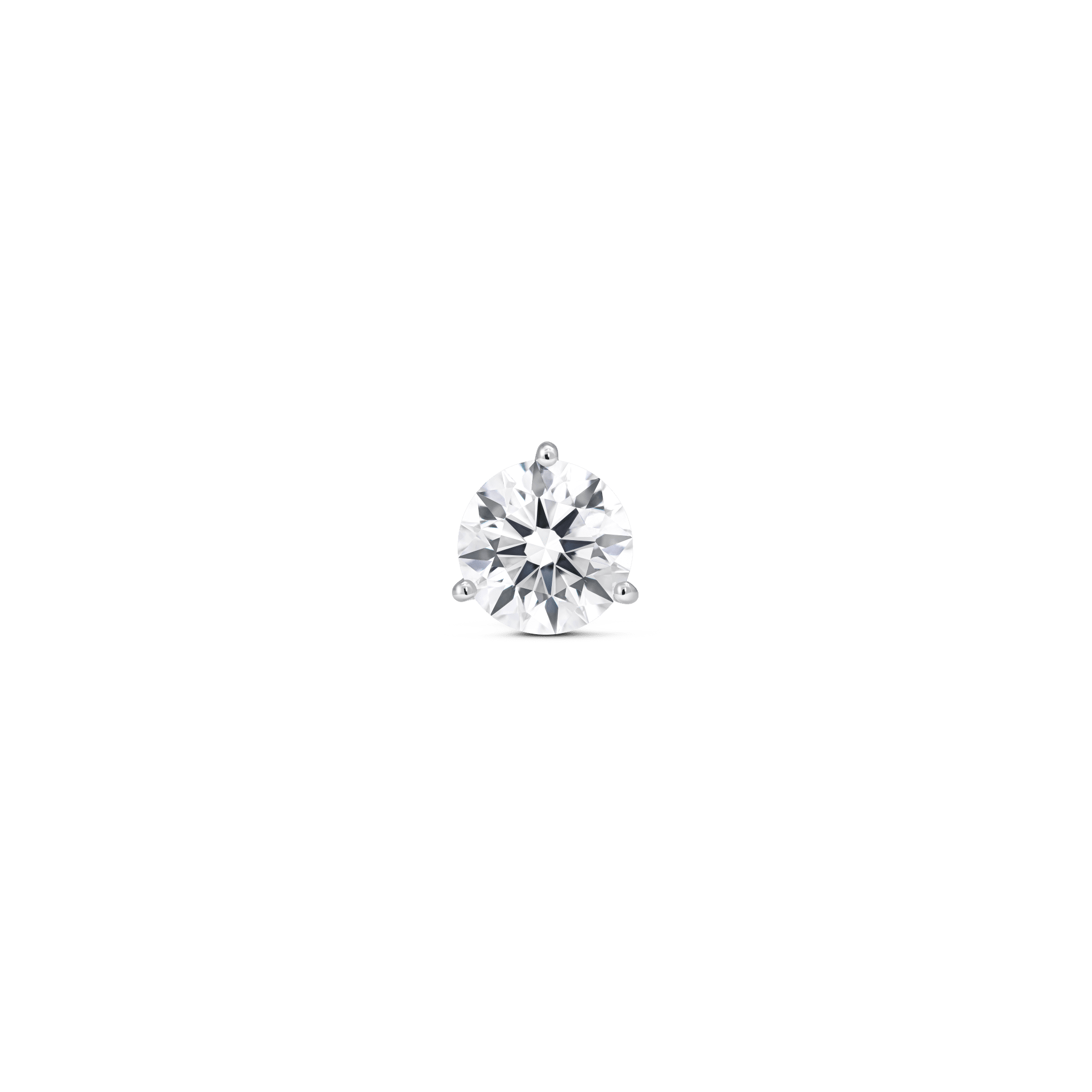 The Round Brilliant Solitaire Stud