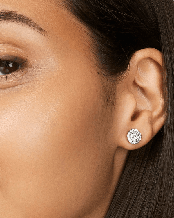 The Halo Stud Earrings Earrings Lightbox Jewelry 