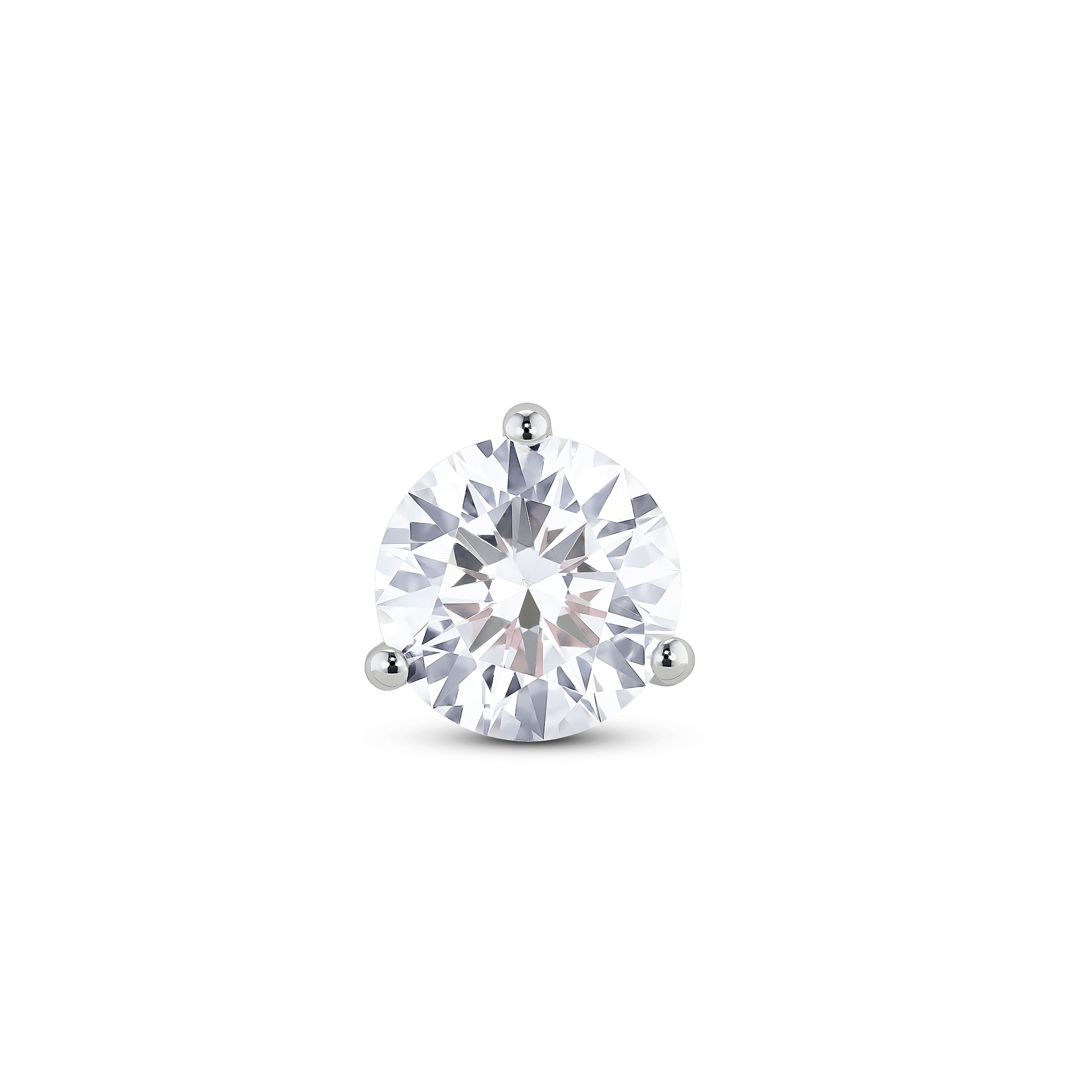 The Round Brilliant Solitaire Stud