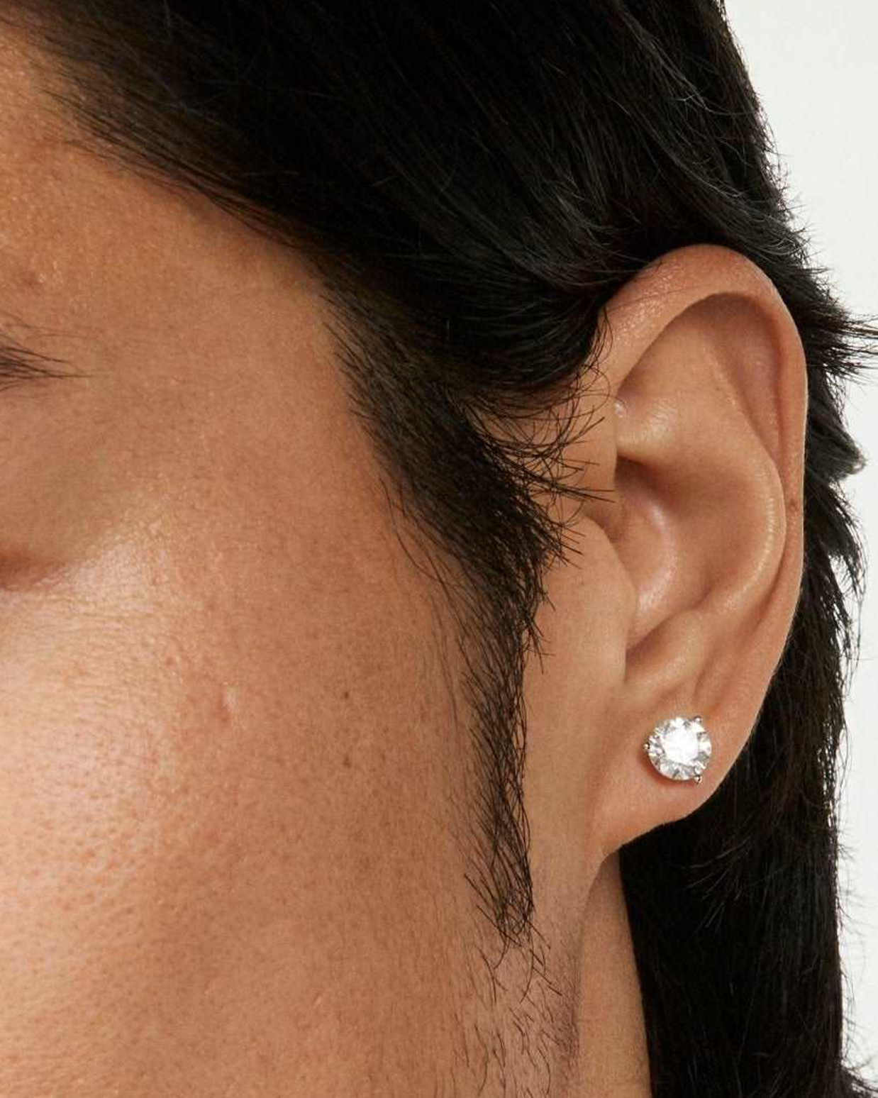 The Round Brilliant Solitaire Studs