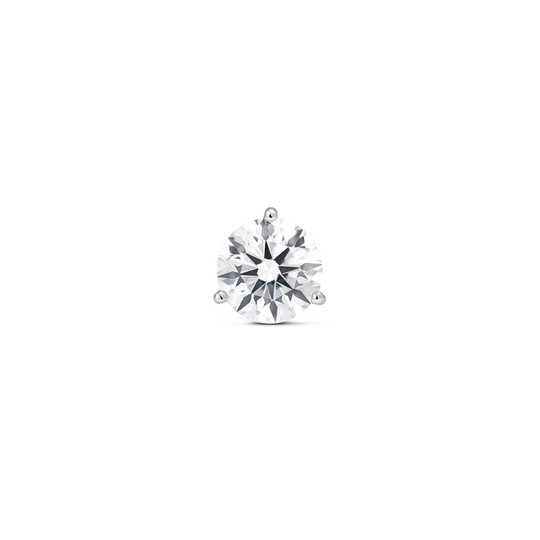 The Round Brilliant Solitaire Stud