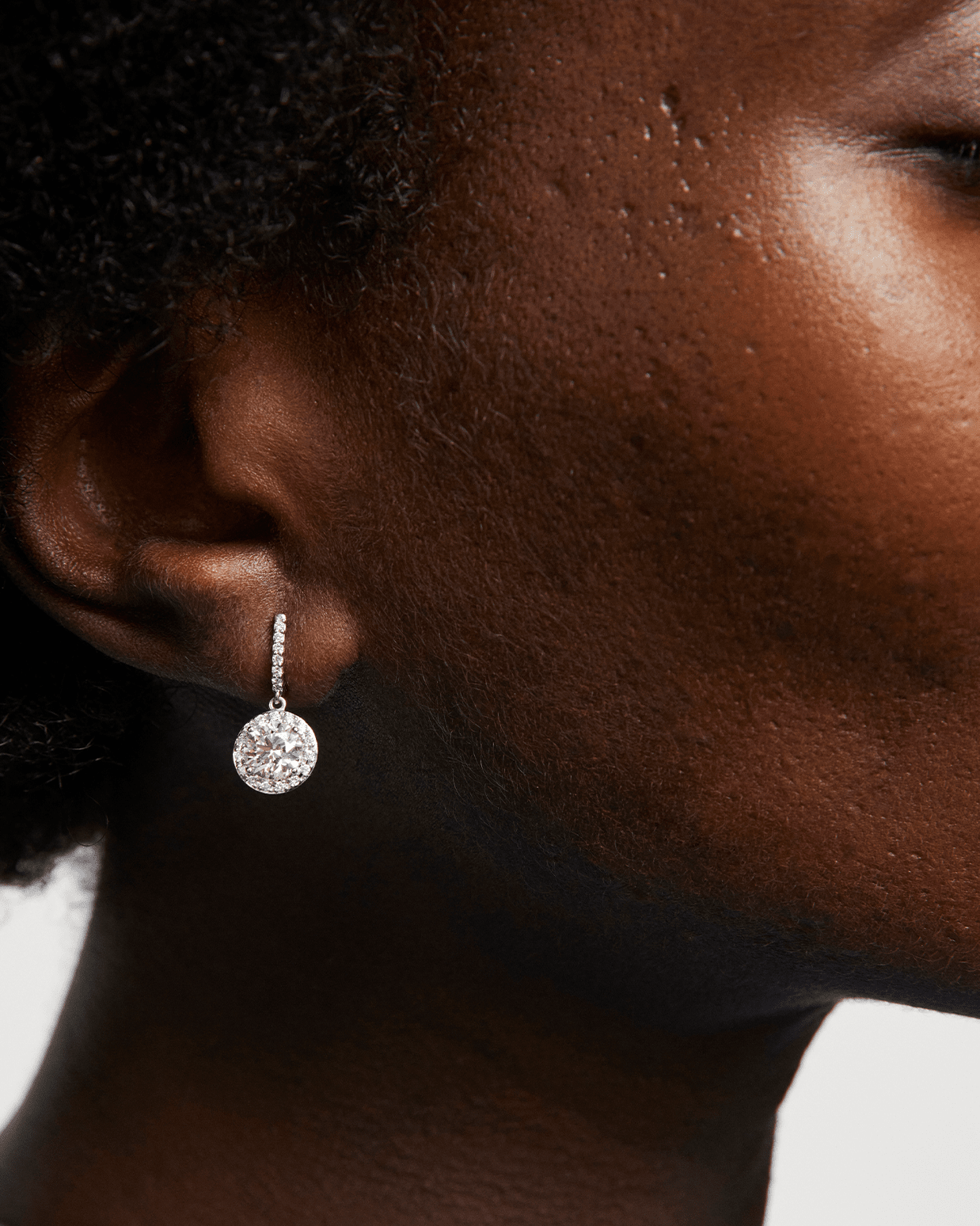 The Halo Drop Earrings