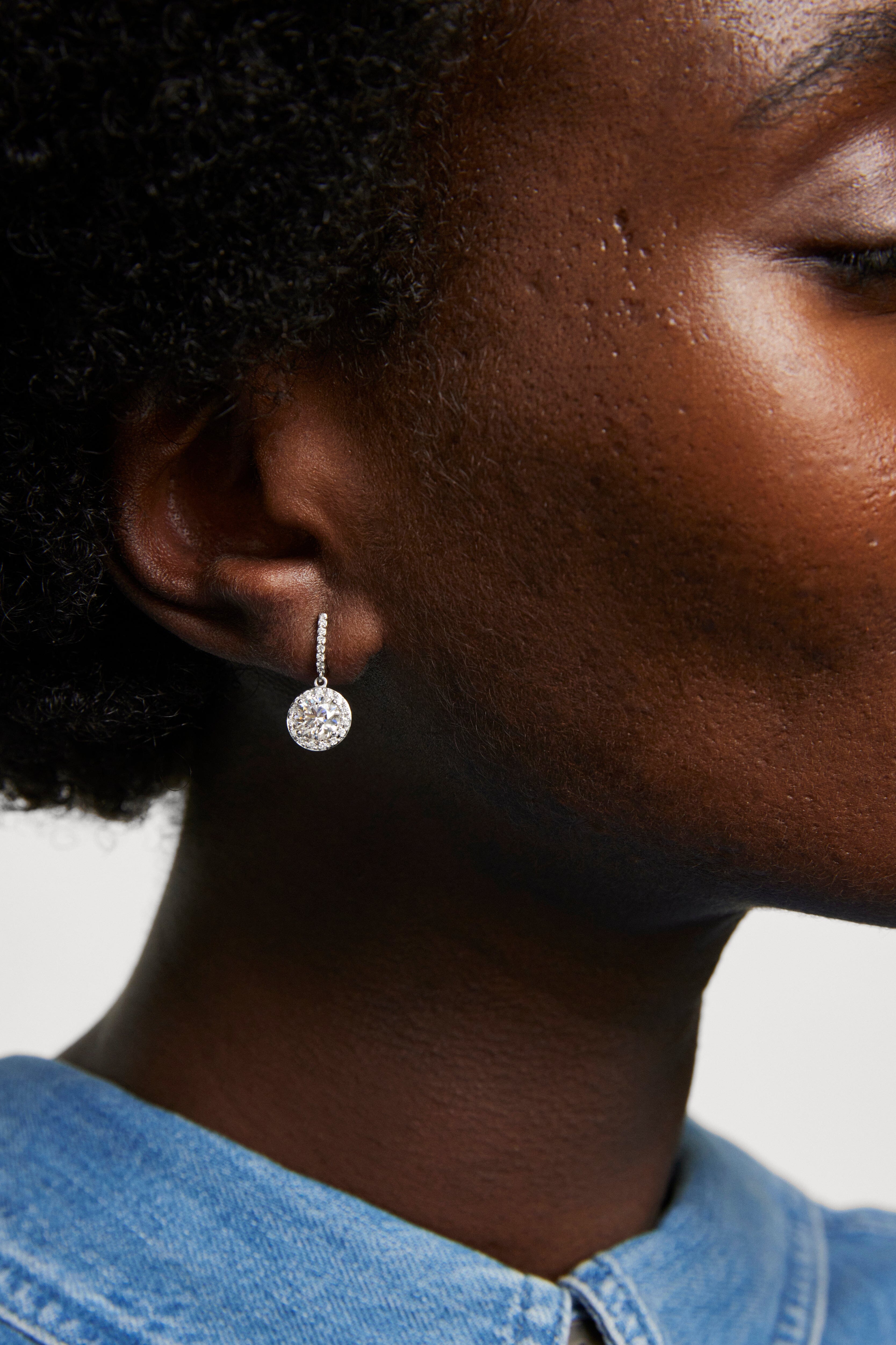 The Halo Drop Earrings