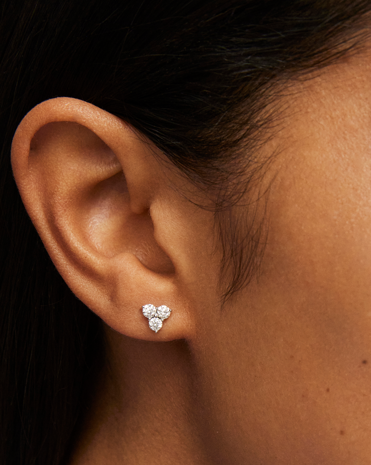 The Mini Trio Stud Earrings