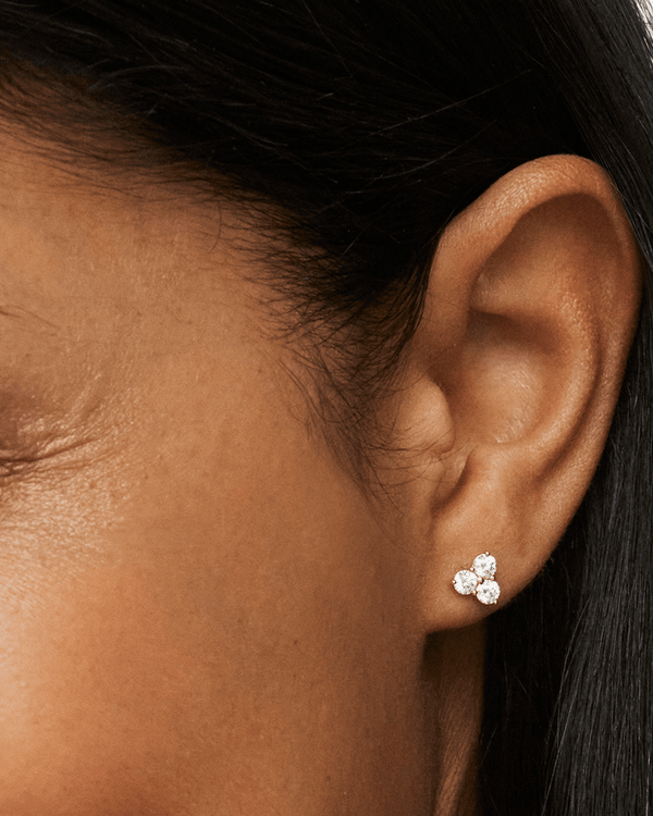 The Mini Trio Stud Earrings Earrings Lightbox Jewelry 