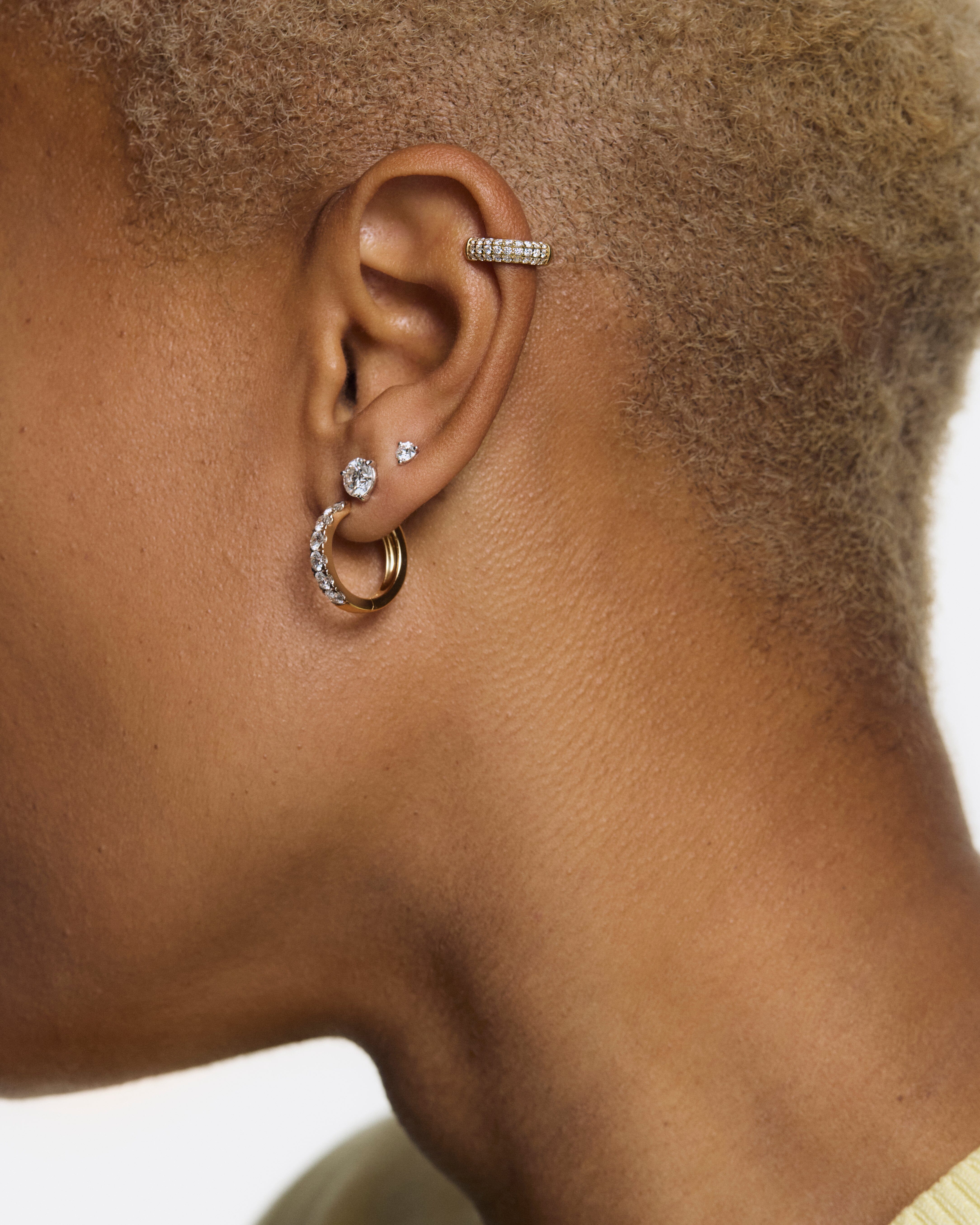 The Pavé Bubble Ear Cuff