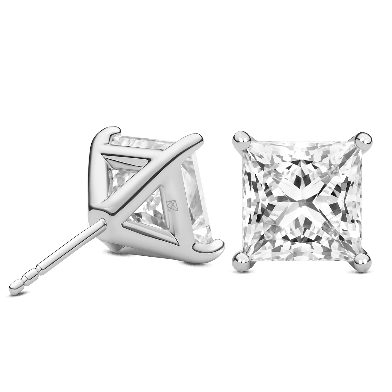 The Princess Solitaire Studs