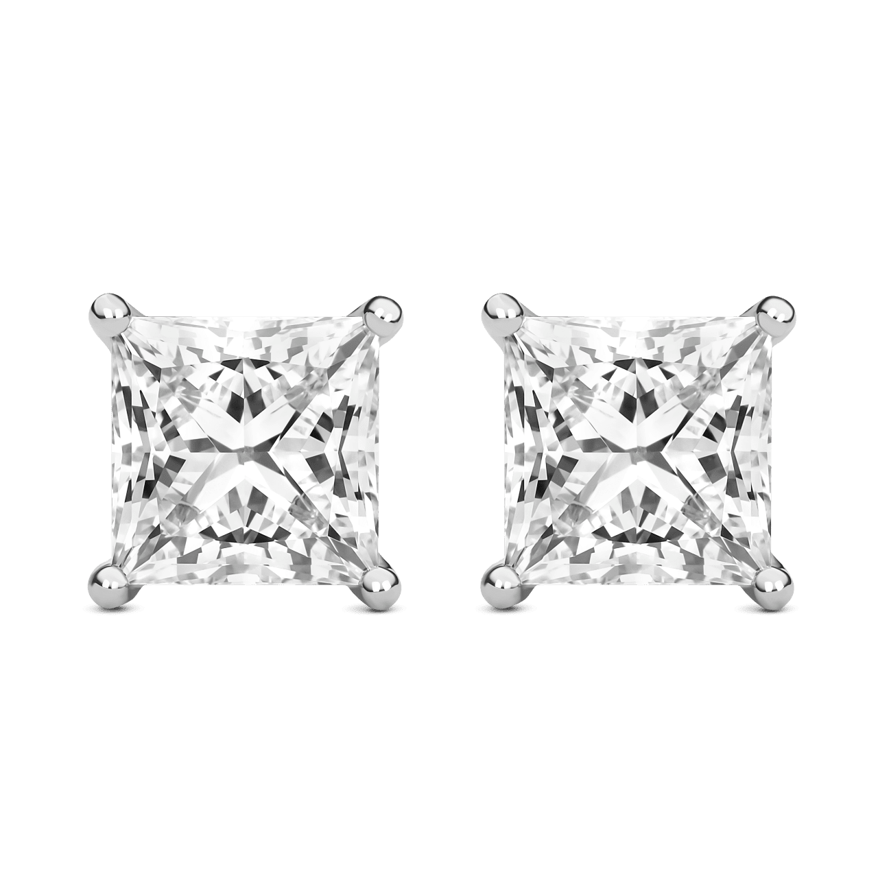 The Princess Solitaire Studs