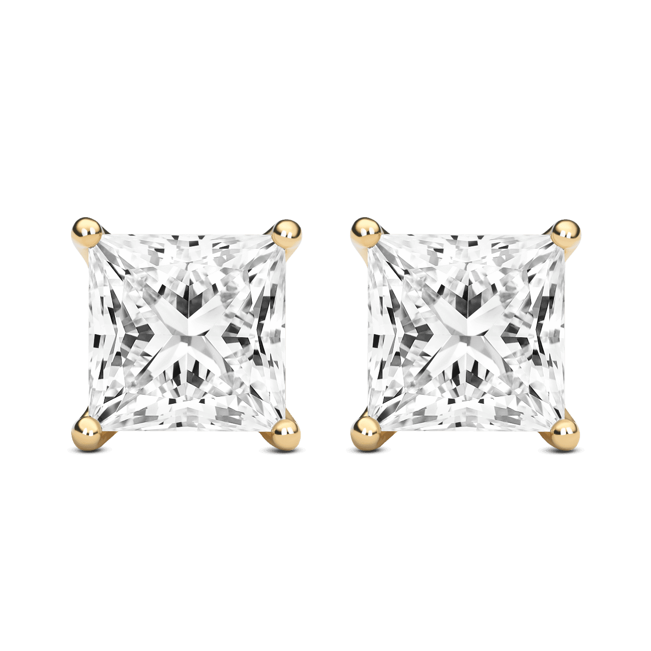 The Princess Solitaire Studs