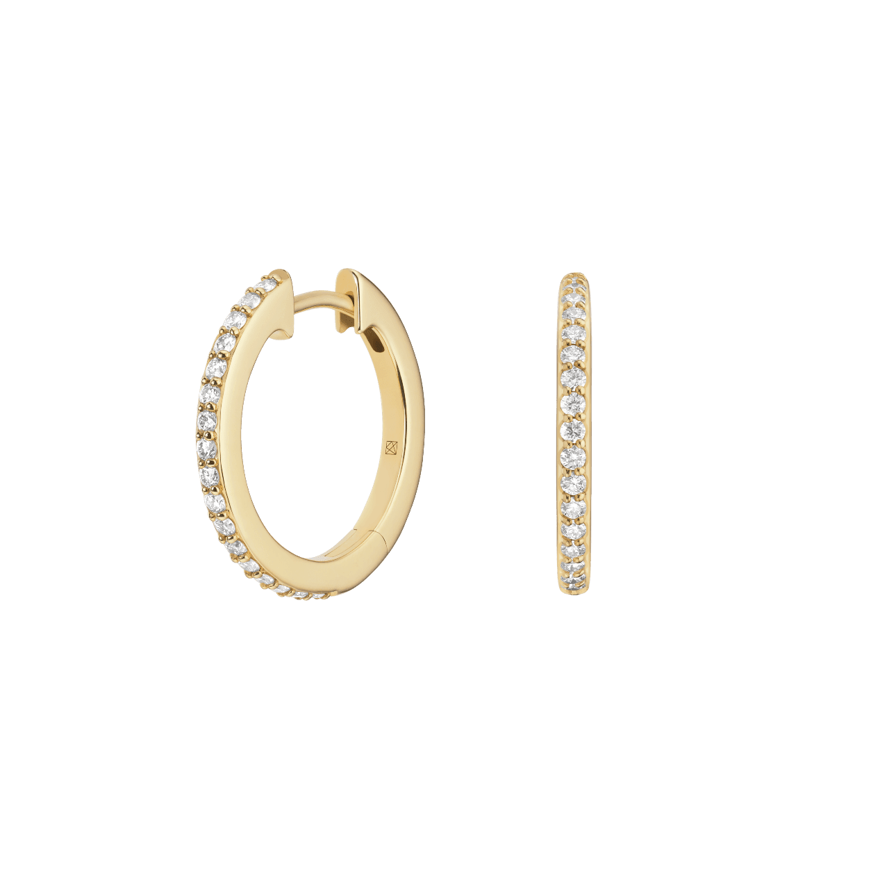 The Pavé Hoops, Large