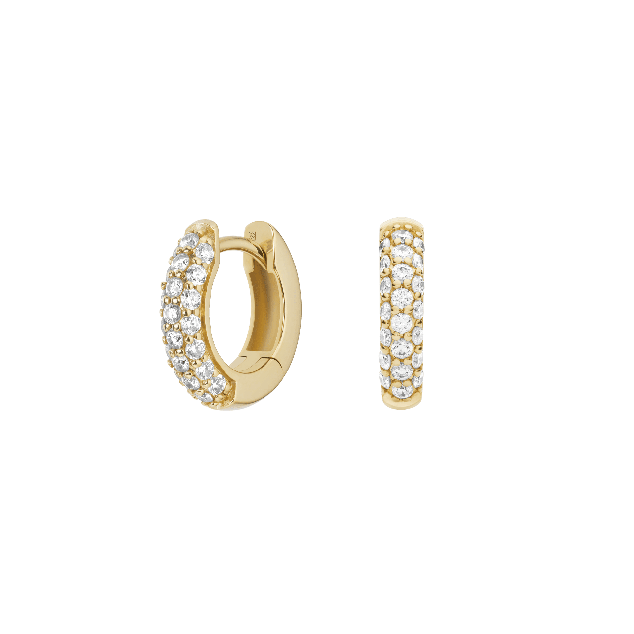 The Pavé Bubble Hoops