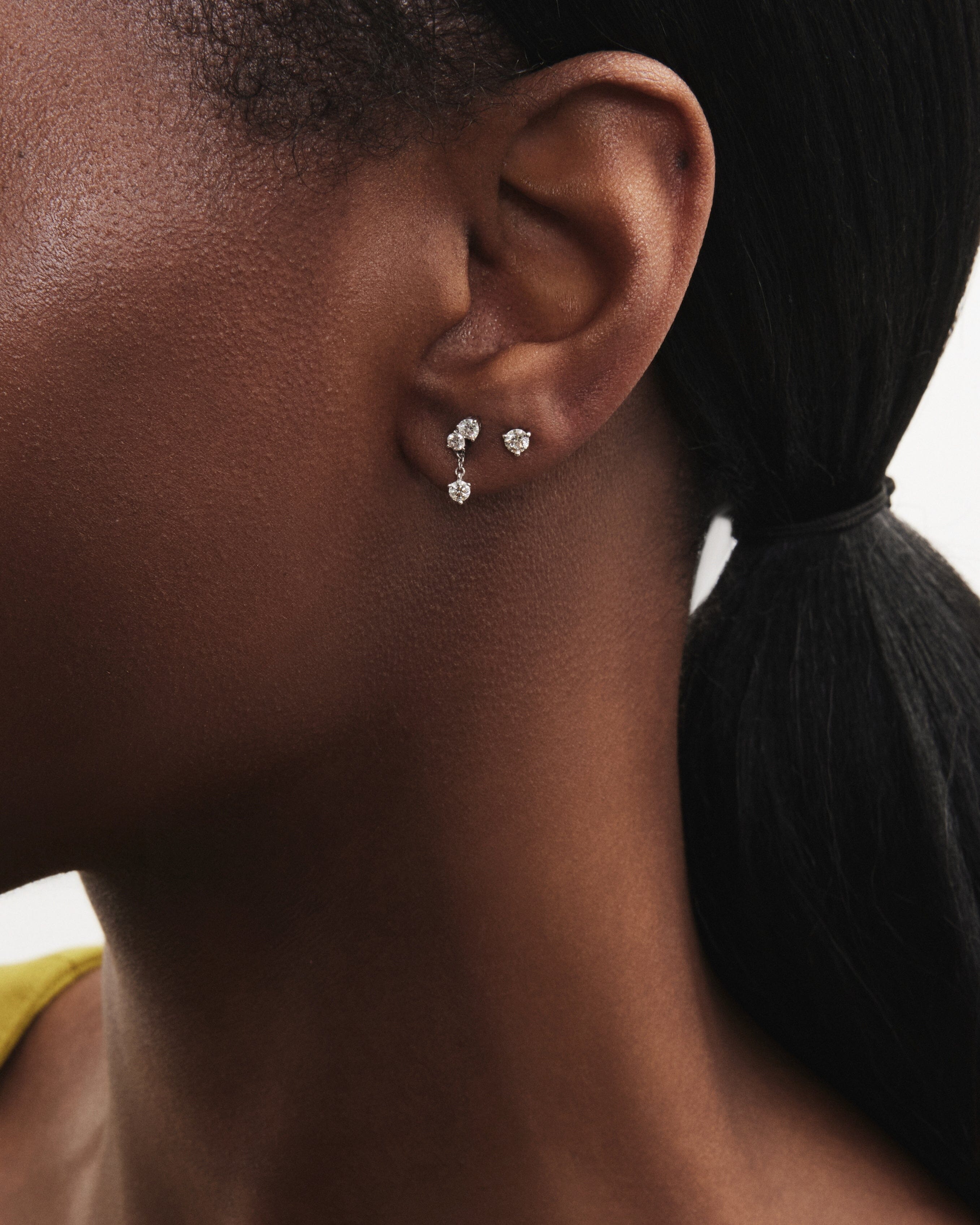 The Mini Angle Drop Single Earring