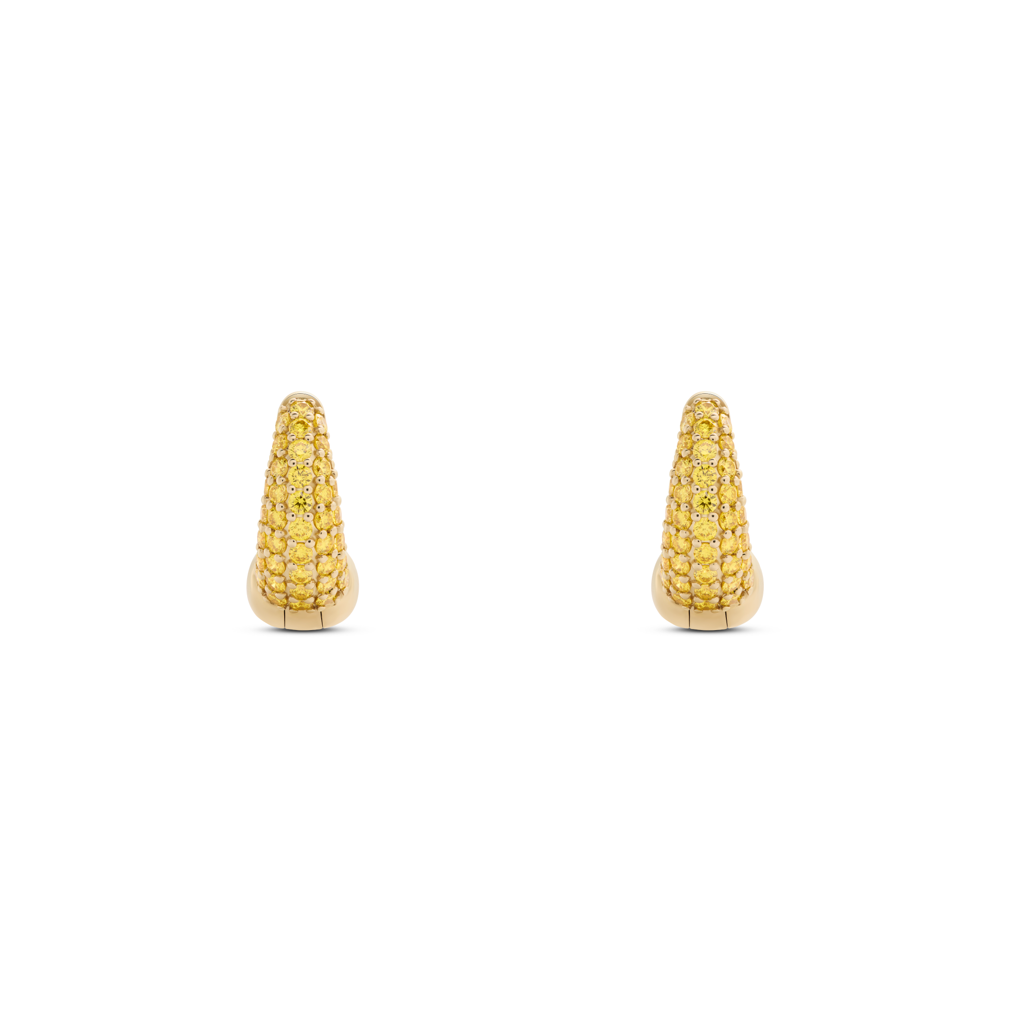 The Soleil Crescent Hoops