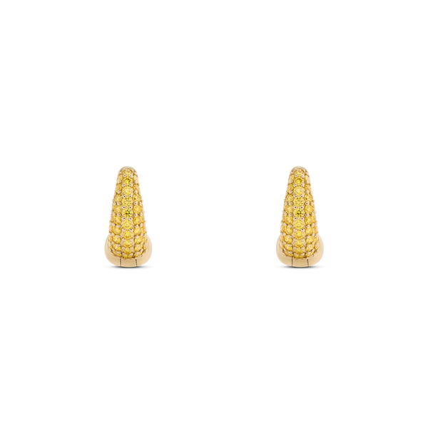 The Soleil Crescent Hoops