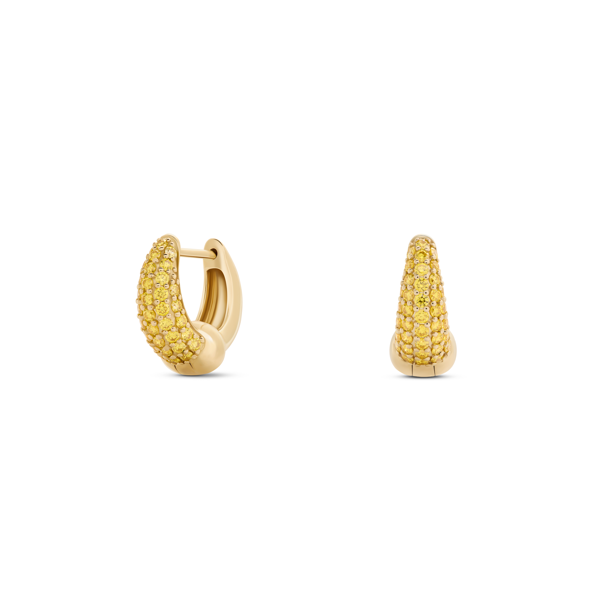 The Luna Crescent Hoops