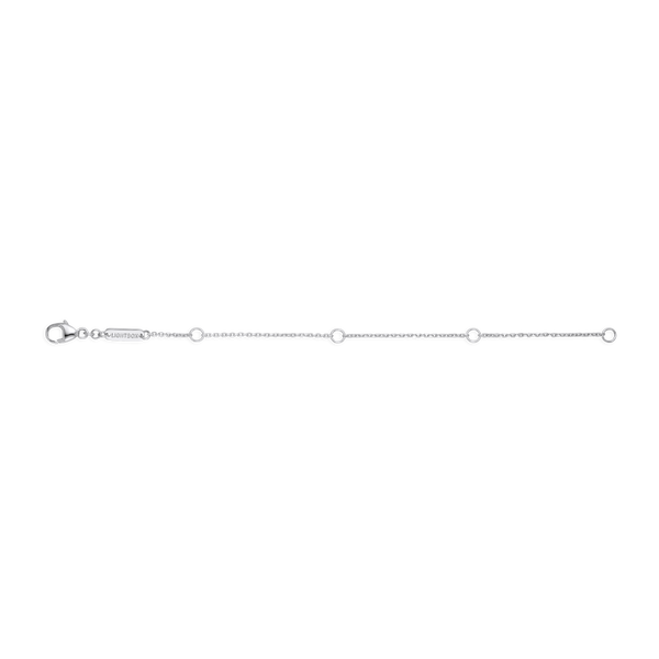 White gold 4 inch chain extender