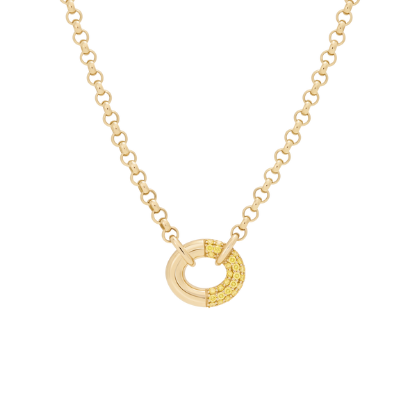 The Soleil Oval Necklace