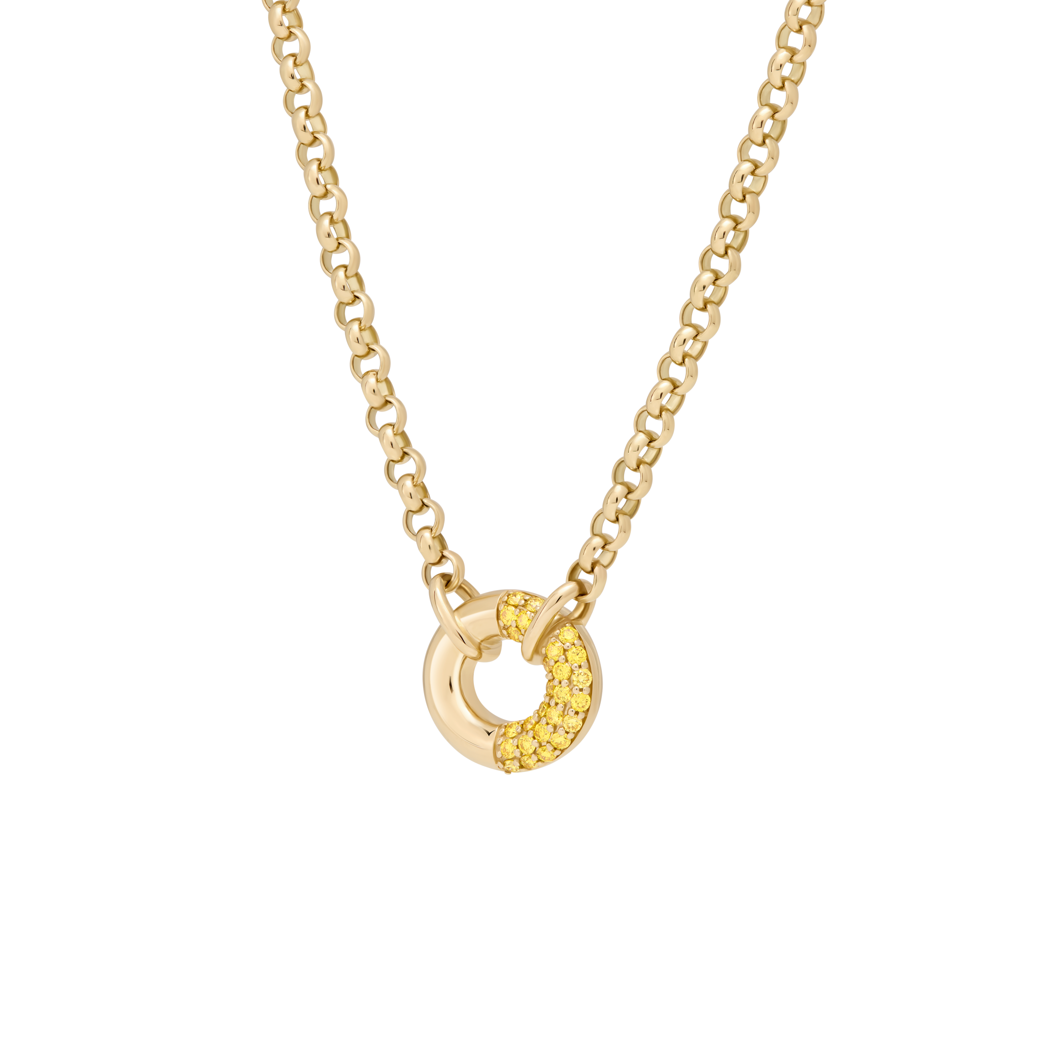 The Soleil Oval Necklace