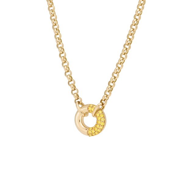 The Soleil Oval Necklace