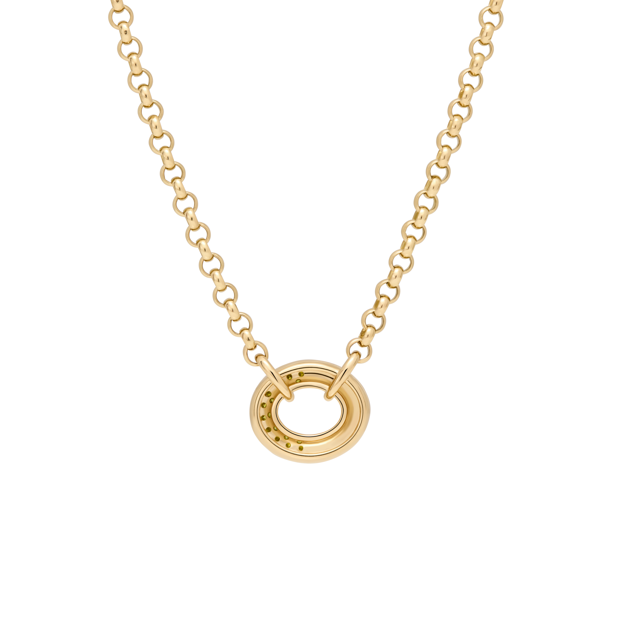 The Soleil Oval Necklace