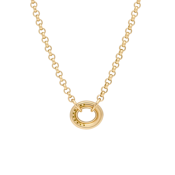 The Soleil Oval Necklace