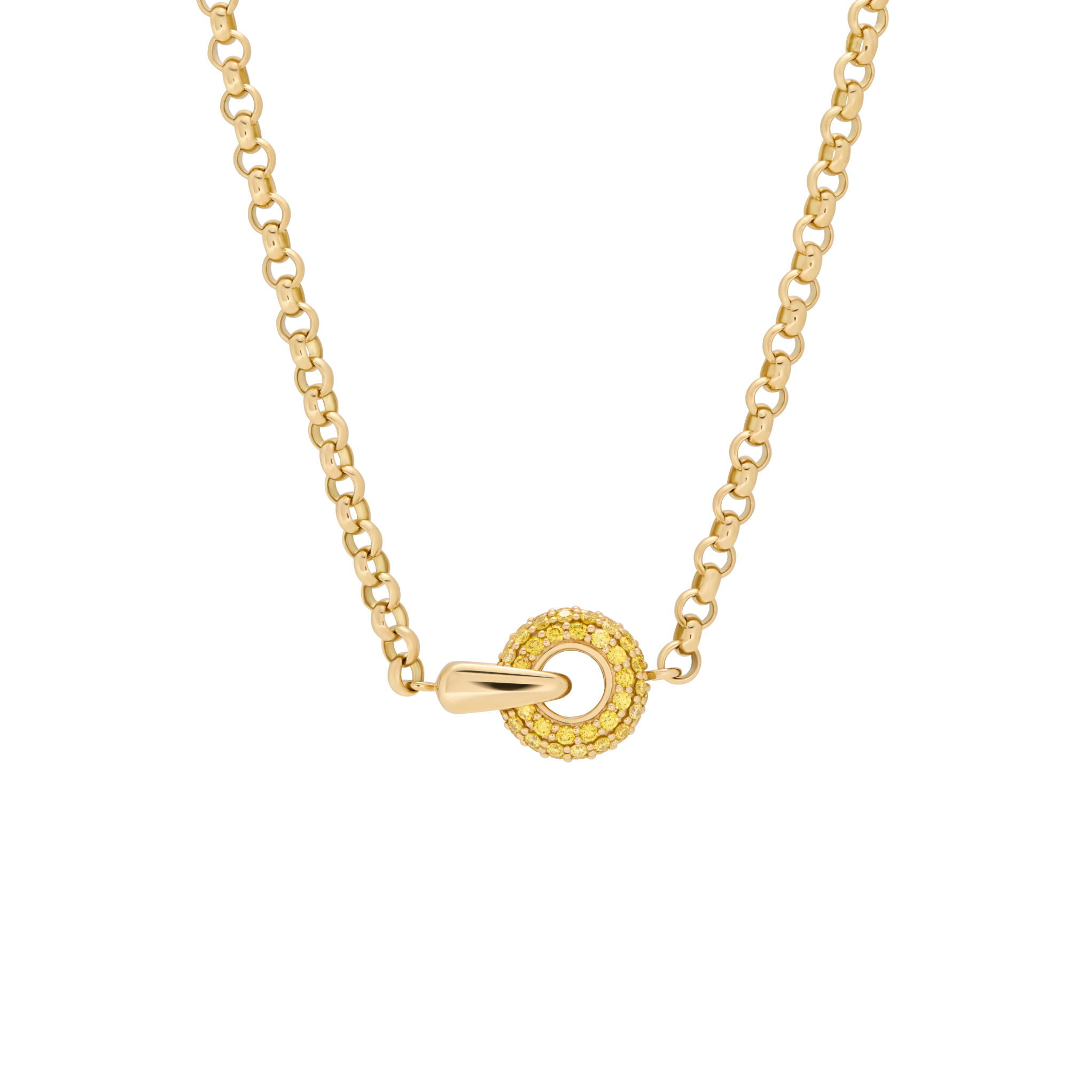 The Soleil Circle Link Necklace