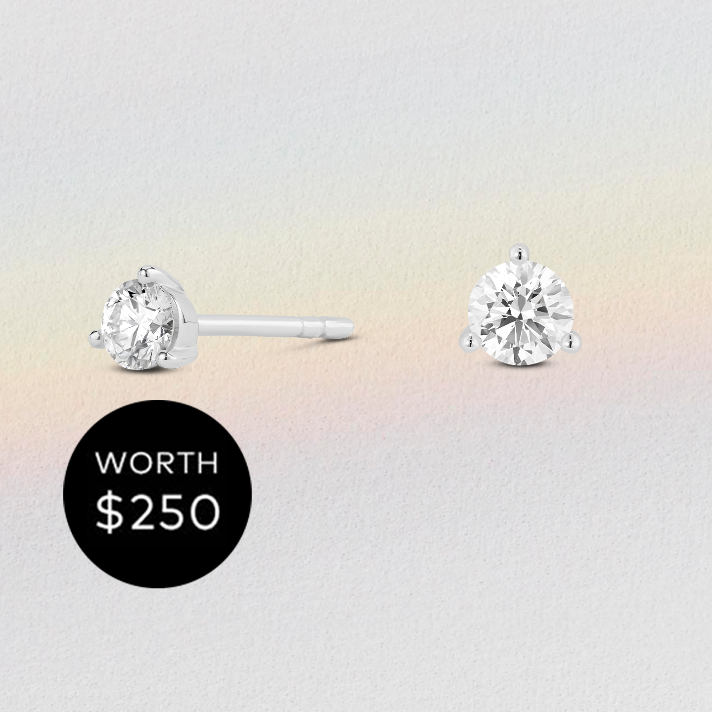Free Mini Solitaire Studs with Every Order Over $1,500*