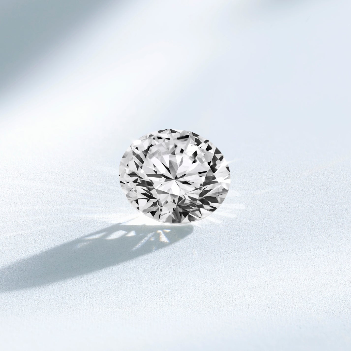 Loose white round brilliant lab-grown diamond