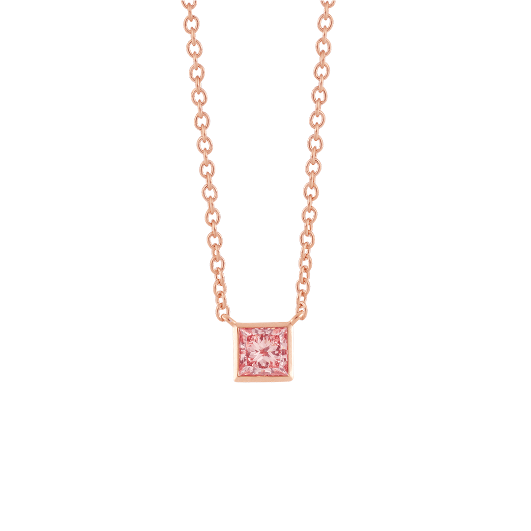 The Pink Princess Bezel Pendant