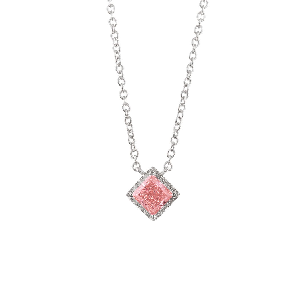 The Pink Princess Halo Pendant