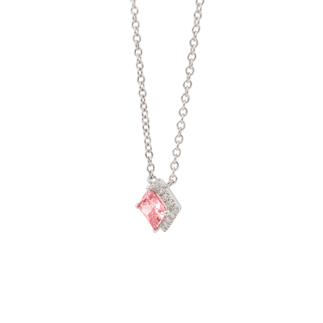 The Pink Princess Halo Pendant