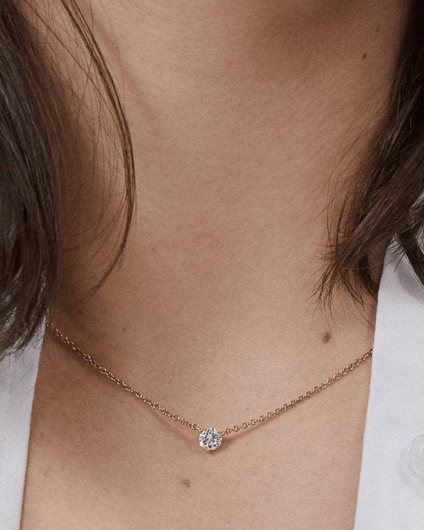 The Solitaire Pendant Necklaces Lightbox Jewelry 