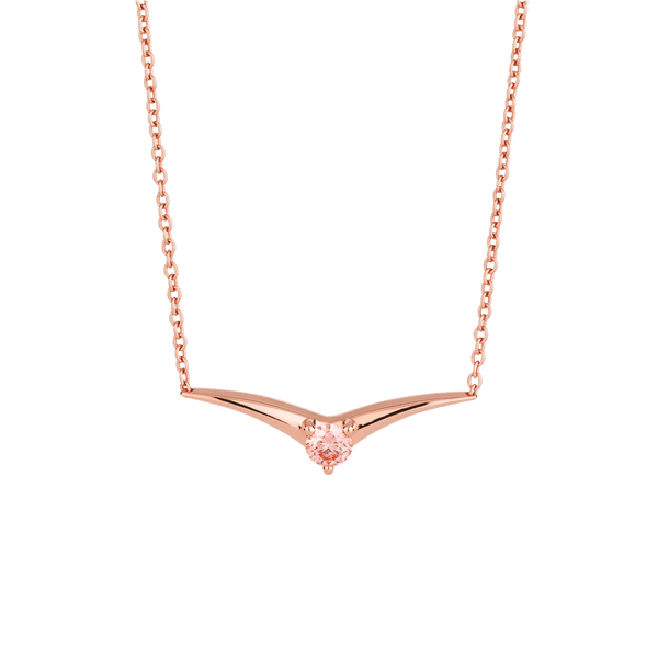 The Pink Chevron Pendant Necklaces Lightbox Jewelry 