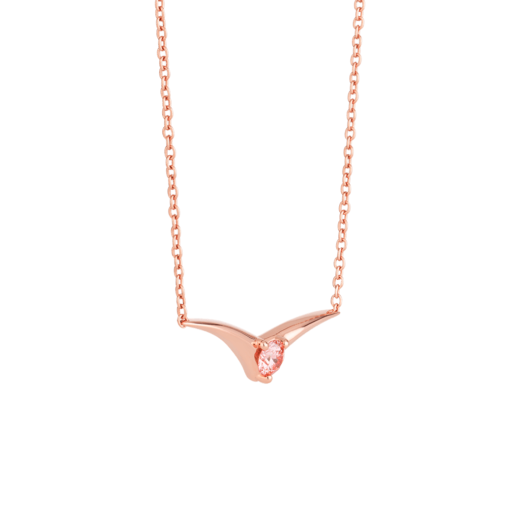 The Pink Chevron Pendant Necklaces Lightbox Jewelry 